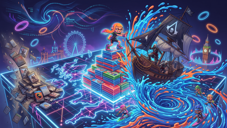 مبيعات بريطانيا: لعبة Splatoon Raiders تكتسح الصدارة وتزيح Assassin's Creed عن العرش