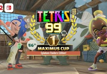 اختبر مهاراتك في Tetris 99 وفتح مكافآت Splatoon Raiders