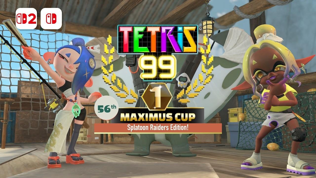 اختبر مهاراتك في Tetris 99 وفتح مكافآت Splatoon Raiders