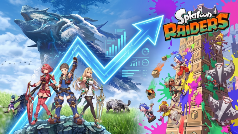لعبة Xenoblade Chronicles 2 تهدد عرش Splatoon Raiders في المبيعات