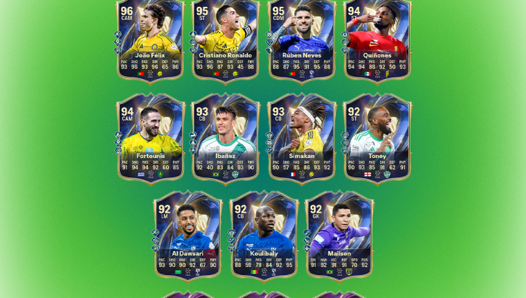 EA تكشف عن فريق الموسم للدوري السعودي في Ultimate Team